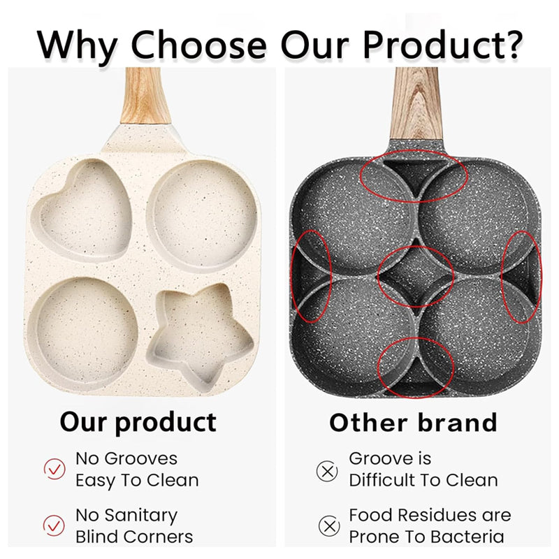 🔥HOT SALE 50% OFF🔥Multifunctional 4-hole Omelette Pan
