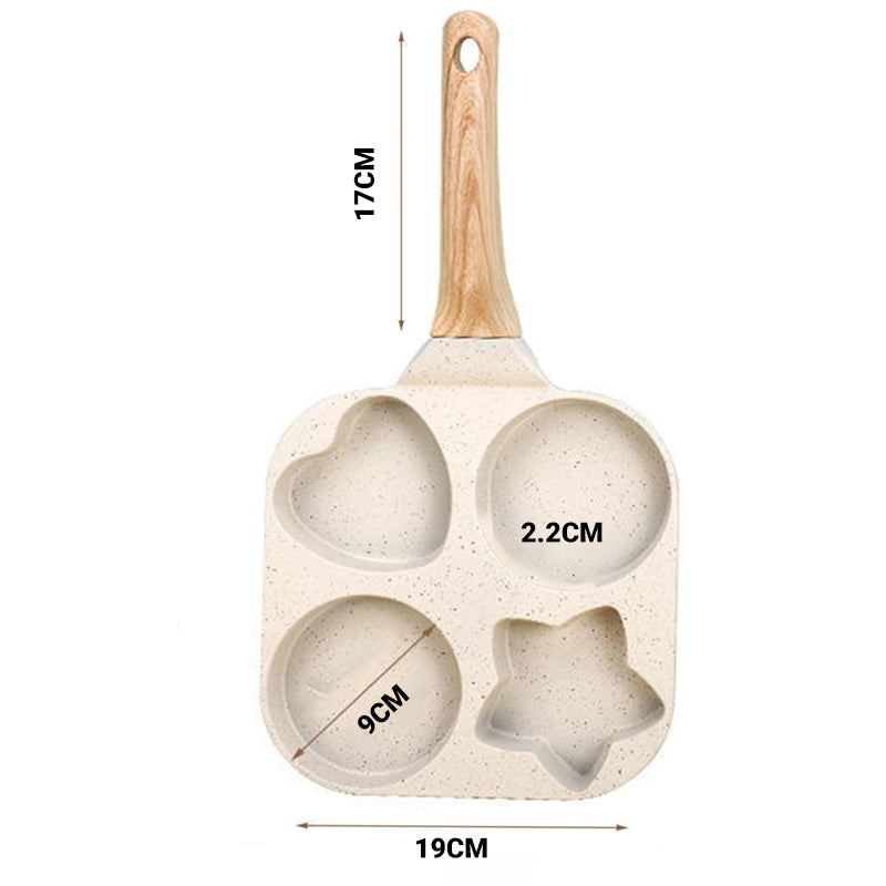 🔥HOT SALE 50% OFF🔥Multifunctional 4-hole Omelette Pan