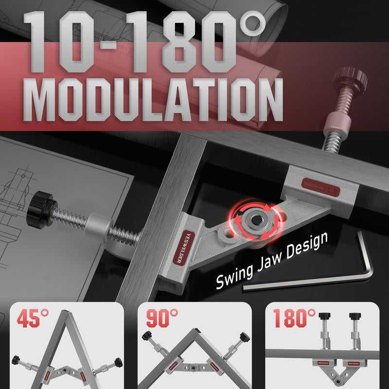 🔥Guter Helfer💪⚒️Verstellbare Rohrklemme zum Schweißen und für die Holzbearbeitung🔥