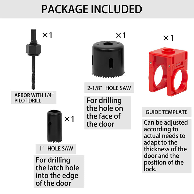 🔥Hot Sale 50%🔥Door Lock Installation Kit