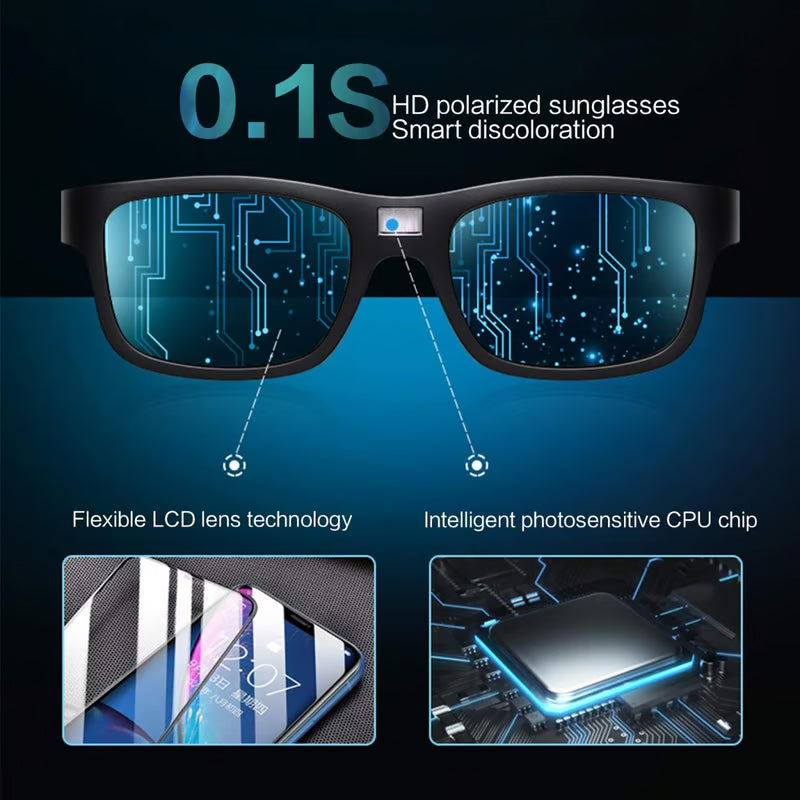 ✨LAST DAY SALE 50% OFF✨Auto-Dimming Sunglasses - HD Vision in Any Light 🌥️🛡️ 100% UV Blocking