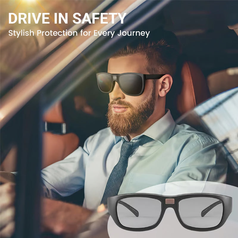 ✨LAST DAY SALE 50% OFF✨Auto-Dimming Sunglasses - HD Vision in Any Light 🌥️🛡️ 100% UV Blocking
