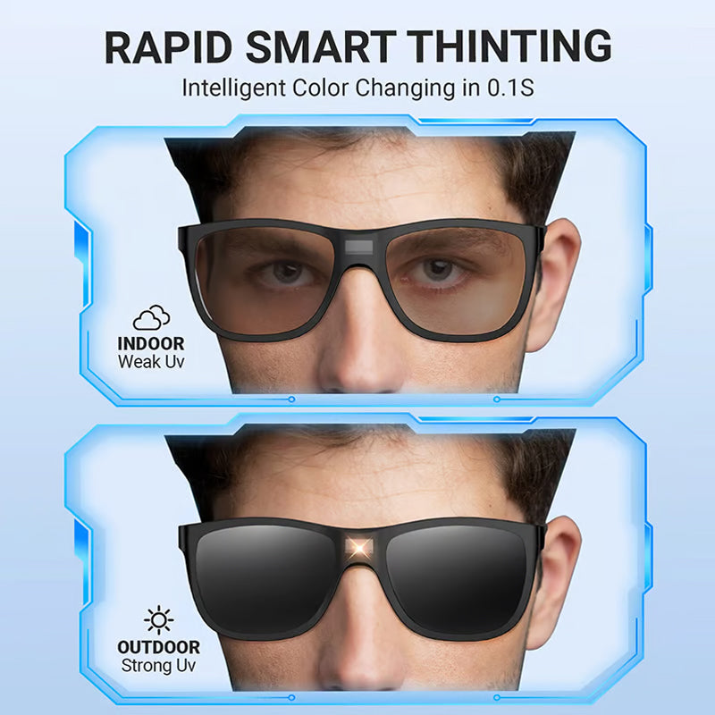✨LAST DAY SALE 50% OFF✨Auto-Dimming Sunglasses - HD Vision in Any Light 🌥️🛡️ 100% UV Blocking