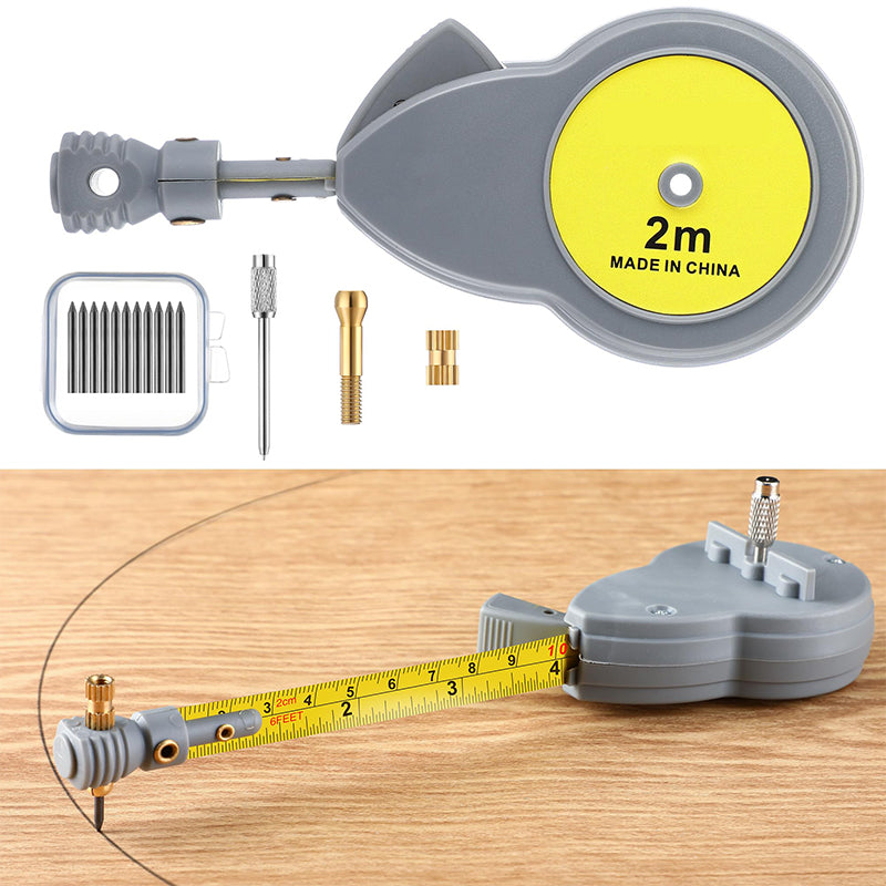 ✨LAST DAY SALE 50% OFF✨Retractable Tape Measure Compass
