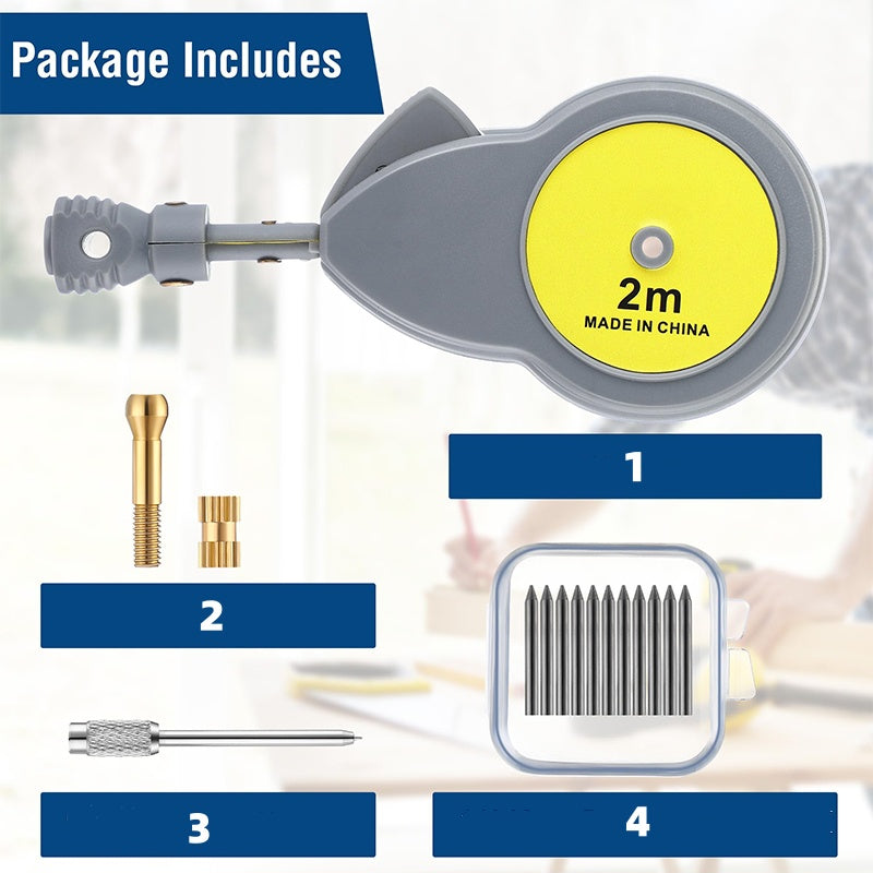 ✨LAST DAY SALE 50% OFF✨Retractable Tape Measure Compass