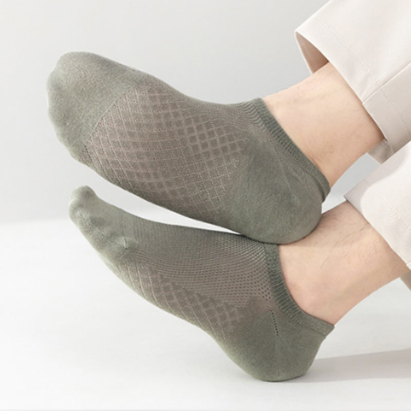 Atmungsaktive Mesh-Socken für Herren in Uni-Farben