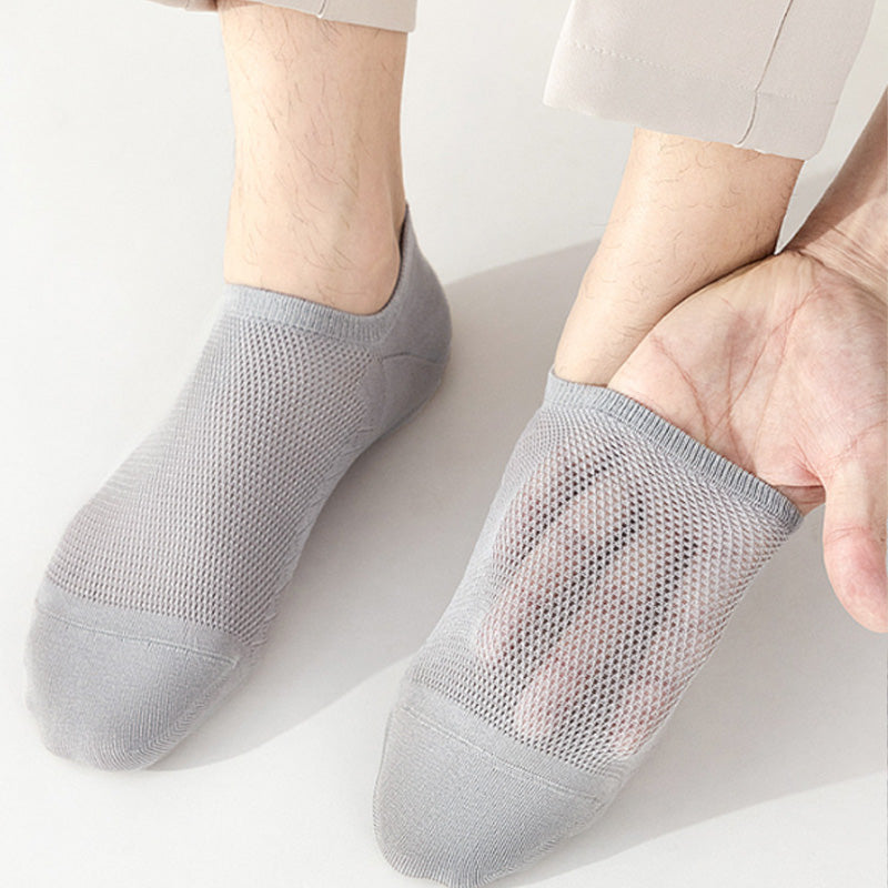 Atmungsaktive Mesh-Socken für Herren in Uni-Farben