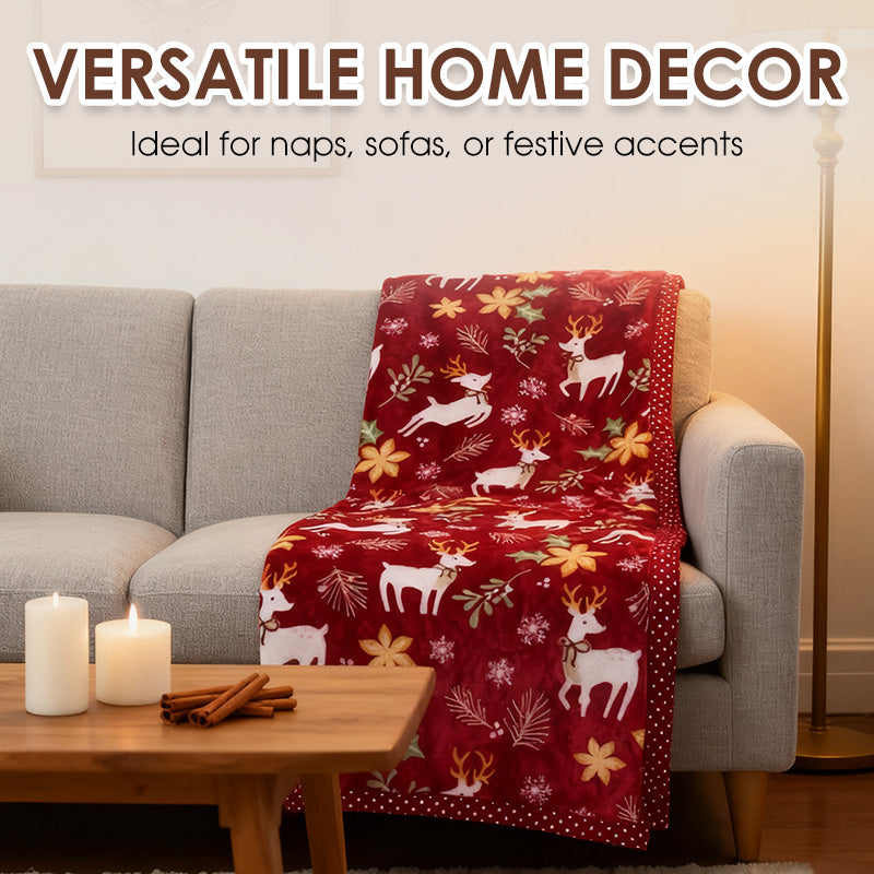 💜 LETZTER TAG DER AKTION – 50 % RABATT 💜Weihnachts-Flauschige Kuscheldecke