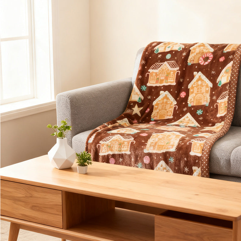 💜 LETZTER TAG DER AKTION – 50 % RABATT 💜Weihnachts-Flauschige Kuscheldecke