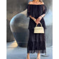 💕Limited Time 50% Off💕Elegant Chiffon Cake Long Dress