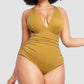 💖Last Day Special Price £12.99!!💥-👙Smart Sculpt Plunge Swimsuit Flatter Your Figure