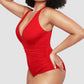 💖Last Day Special Price £12.99!!💥-👙Smart Sculpt Plunge Swimsuit Flatter Your Figure