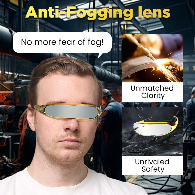 🔥Hot Sale 50% Off🔥Protective One-Piece Mirror Welding Goggles