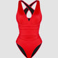 💖Last Day Special Price £12.99!!💥-👙Smart Sculpt Plunge Swimsuit Flatter Your Figure