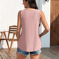 🎁Womens Tank Tops Sleeveless EyeletEmbroidery Scoop Neck Loose Fit Casual SummerFlowy