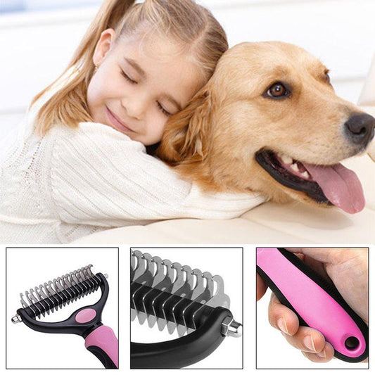 🎁Clearance Sale 50% OFF⏳Professional Deshedding Tool For Dogs And Cats