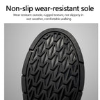 🎁Schwarze lässige, vielseitige Herren-Stiefeletten aus echtem Leder