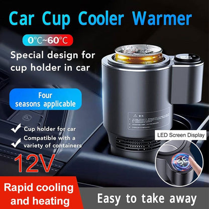 🔥HOT SALE 50% OFF🔥2-in-1 Vehicle-Mounted Intelligent Cooling and Heating Cup【✈️free shipping 】