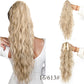 💜 LAST DAY PROMOTION - 50%OFF💜18 Inch Curly Wavy Frizzy Hair Extension with Ponytail✈️ free shipping