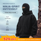 🎁 Heiße Aktion: 50 % Rabatt 🔥 Ninja Zip-Up Hoodie für Herren & Damen – Rundumschutz
