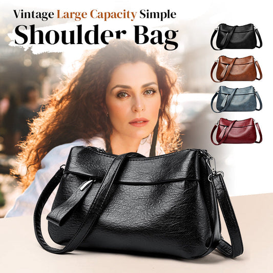 💥Hot Sales 50% OFF🔥Vintage Large Capacity Simple Shoulder Bag