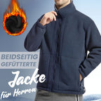 💜 LETZTER TAG DER AKTION – 50 % RABATT 💜- Herrenjacke mit doppelseitigem Fleece