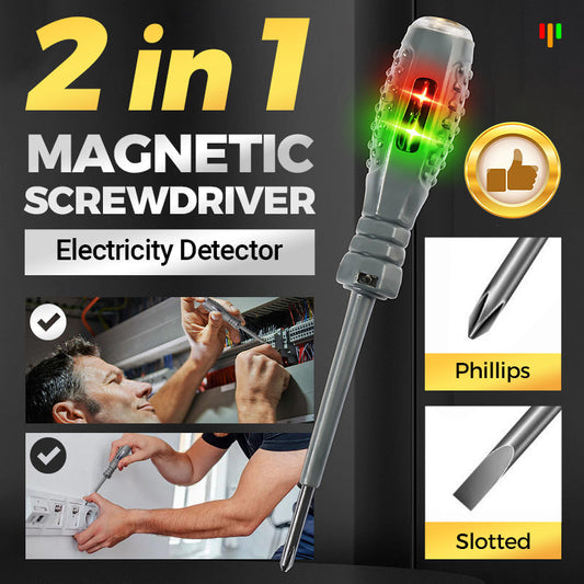 🔥Buy 2 Get 1 Free🔥2-in-1  High Torque Strong Magnetic Screwdriver Electricity Detector