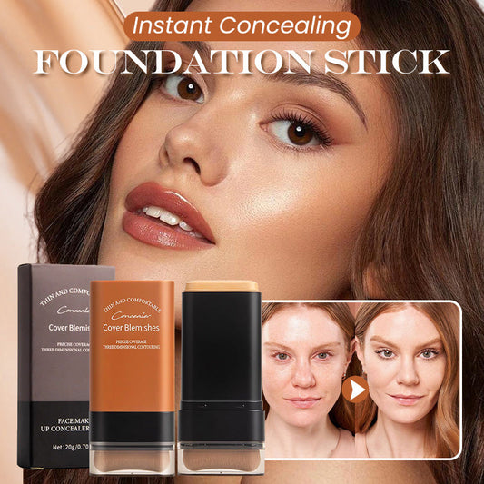 ✨2025 Instant Concealing Foundation Stick with Built-in Brush