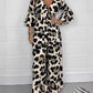 💖LAST DAY SALE 50% OFF💖Leopard print V-neck jumpsuit
