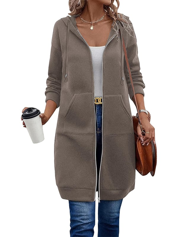 🥳Last Day Sale 49% Off🔥Women Casual Zip up Fleece Hoodies