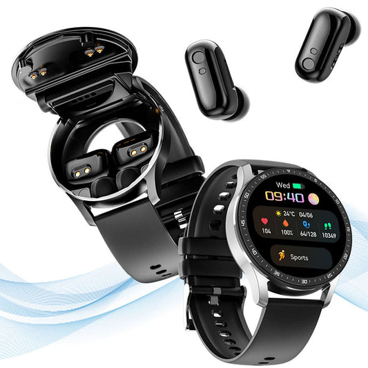 🎅Early Xmas Sales - 50% OFF🎄⌚2 IN 1 SMARTWATCH WITH EARPHONES