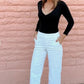 ⏳ Limited time 50% off! 💥Stretch Twill Cropped Wide Leg Pants | High Waist + Stretch Twill（The more you buy, the higher the discount）