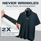 👔LAST DAY PROMOTION - 50%OFF👔Men’s Casual Lapel Breathable Wrinkle-free T-shirt