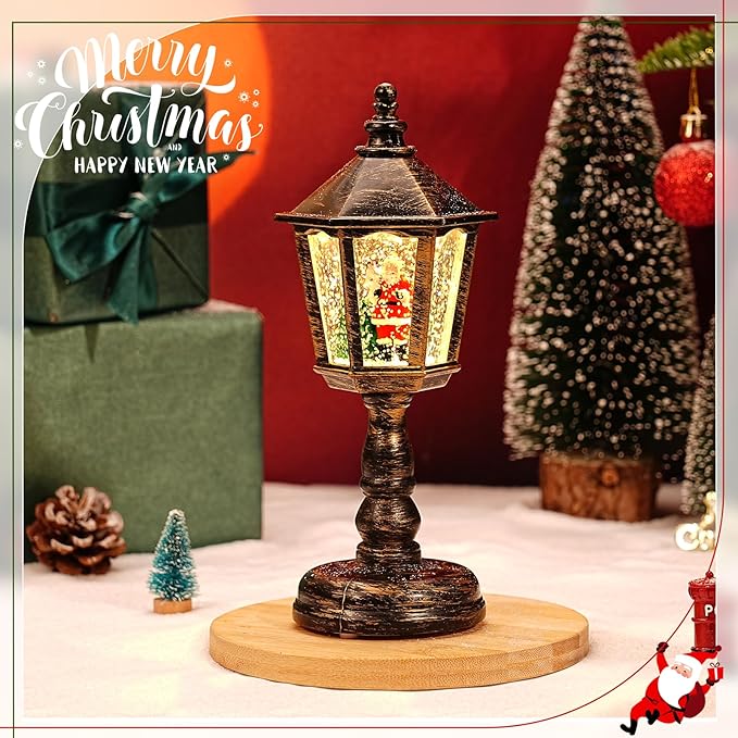 💖Limited Sale 50% OFF💖Christmas Snow Night Light with Music Luminous Decoration Lamp✨
