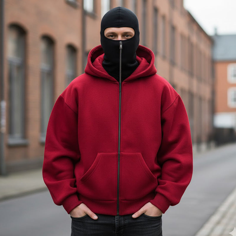🎁 Heiße Aktion: 50 % Rabatt 🔥 Ninja Zip-Up Hoodie für Herren & Damen – Rundumschutz