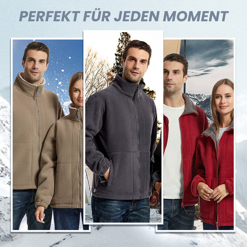 💜 LETZTER TAG DER AKTION – 50 % RABATT 💜- Herrenjacke mit doppelseitigem Fleece