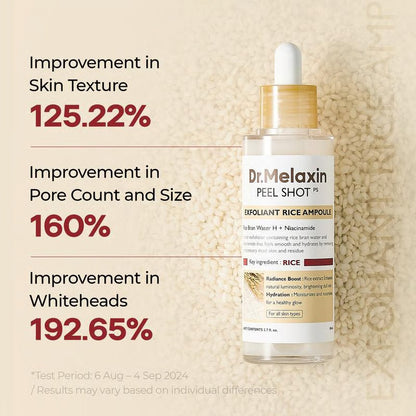 💗FLASH SALE- BUY 1 GET 1 FREE💗Peel Shot Glow Rice Ampoule