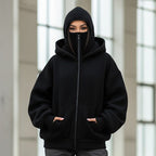🎁 Heiße Aktion: 50 % Rabatt 🔥 Ninja Zip-Up Hoodie für Herren & Damen – Rundumschutz