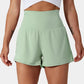 💖LAST DAY SALE 50% OFF💖High Waisted 2-in-1 Yoga Shorts & Side Pockets