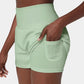 💖LAST DAY SALE 50% OFF💖High Waisted 2-in-1 Yoga Shorts & Side Pockets