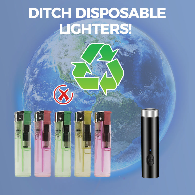 🔥Hot Sale 50% 0FF🔥Flameless Windproof Coil Lighter