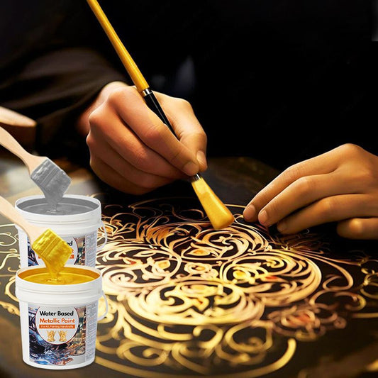 🎅Early Xmas Sales - 50% OFF🎄Water Based Gold Leaf Paint For Art, Painting, Handcrafts