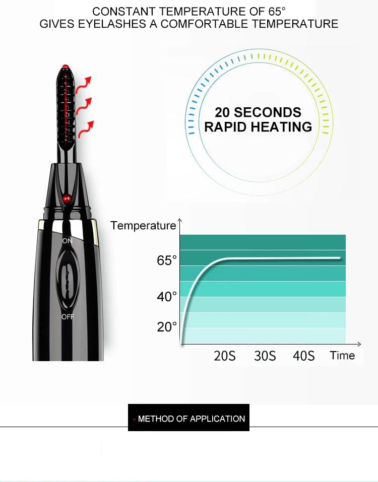 🥰2025 HOT SALE - BUY 1 GET 1 FREE!!🥰Heated Lash Curling Tool【Smart eyelash curler, easy to carry】
