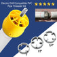 🔥Hot Sale 50%🔥Electric Drill Compatible PVC Pipe Threader Kit with Various Die Sizes