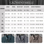 LETZTER TAG AKTION - 58% RABATT🏆Herren Fake Zweiteiler mit Revers Langarm Oberteile