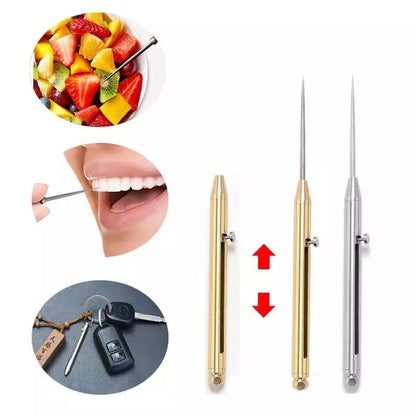 🔥Hot Sale 50% 0FF🔥Retractable Titanium Toothpicks