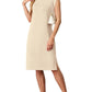 💕Limited Sale 50% OFF💕Women Round Neck Loose Split Wrinkle-Free Midi Dress with Pockets | Split Hem Airflow Design