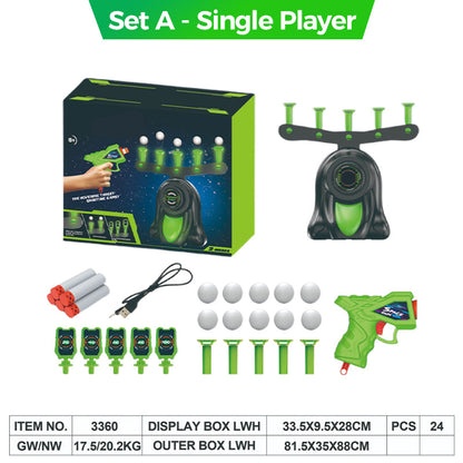 💥HOT SALE 50% OFF💥Glow-in-the-Dark Hovering Shooting Target Pistol Set