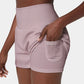 💖LAST DAY SALE 50% OFF💖High Waisted 2-in-1 Yoga Shorts & Side Pockets