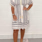 💖LAST DAY SALE 50% OFF💖Ethnic Style Casual printed V-neck dress